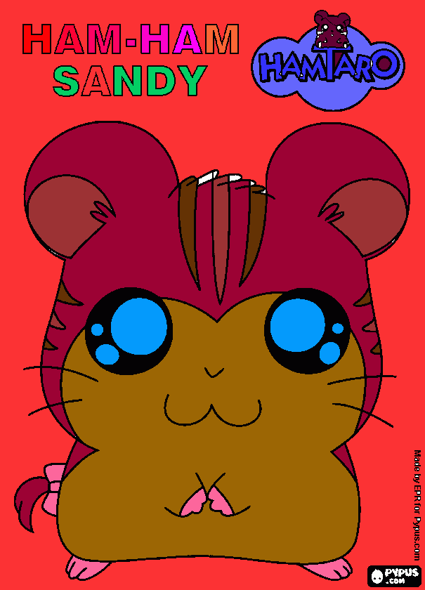 My drawing Sandy coloring page