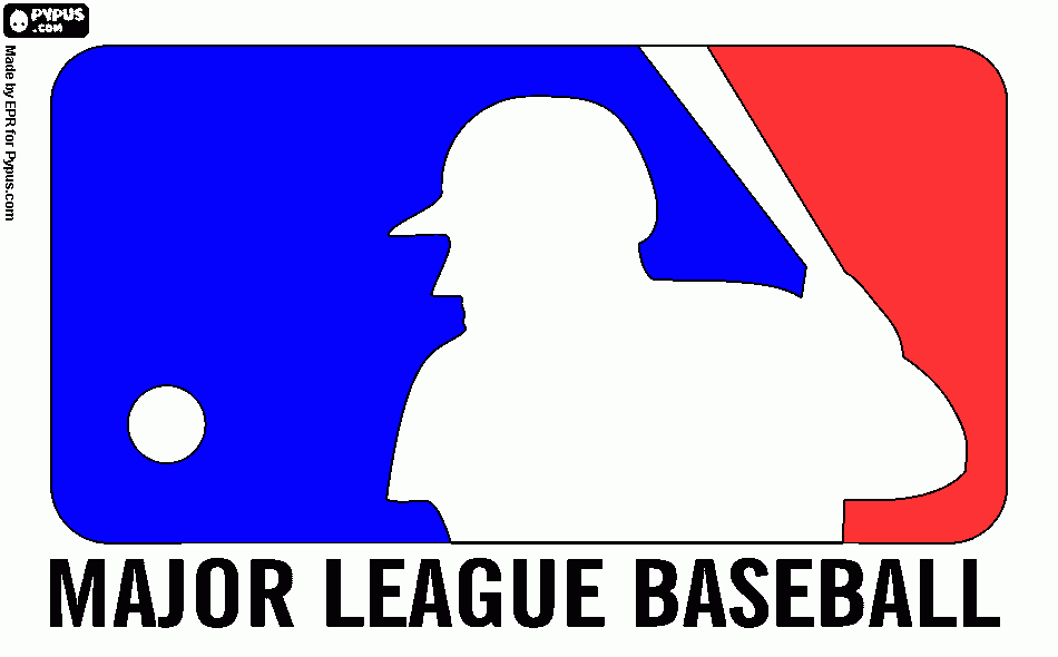 My MLB page coloring page