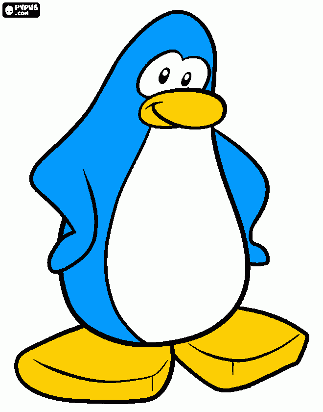 my penguin!!! coloring page