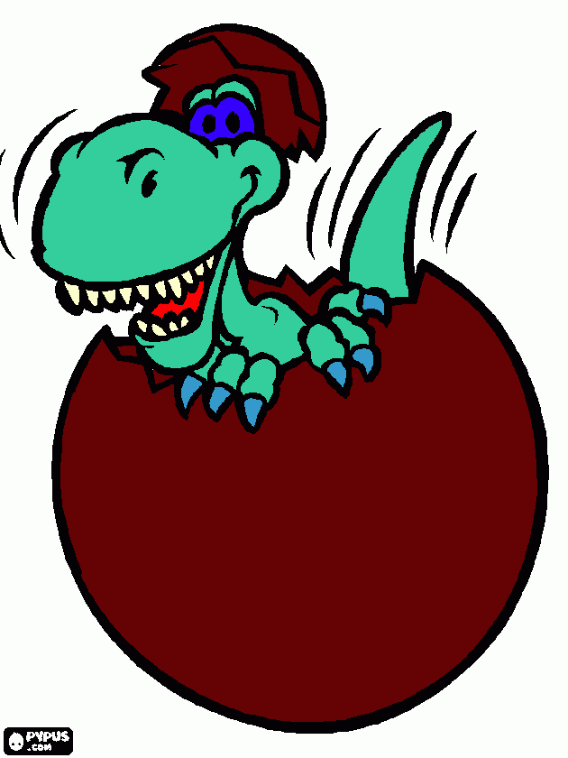 my rex coloring page