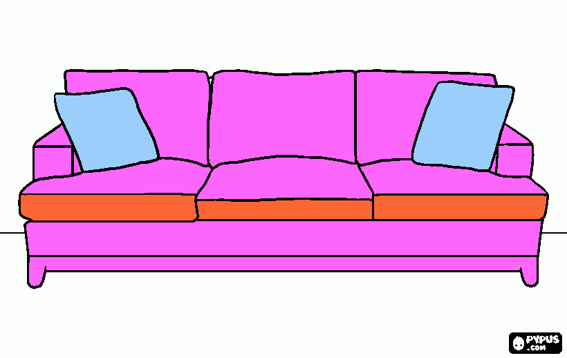 My sofa coloring page