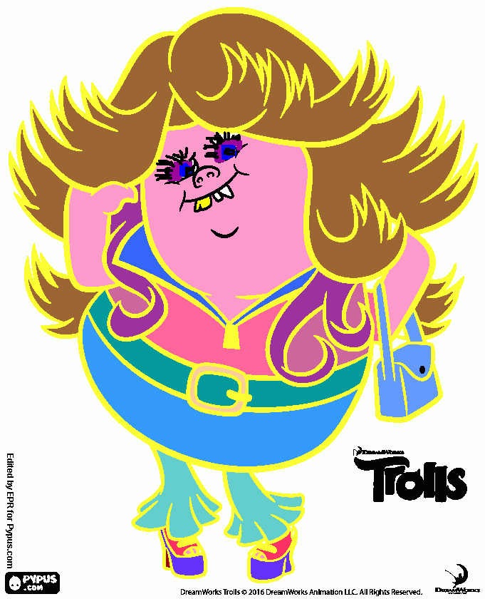 My sparkle gal! coloring page
