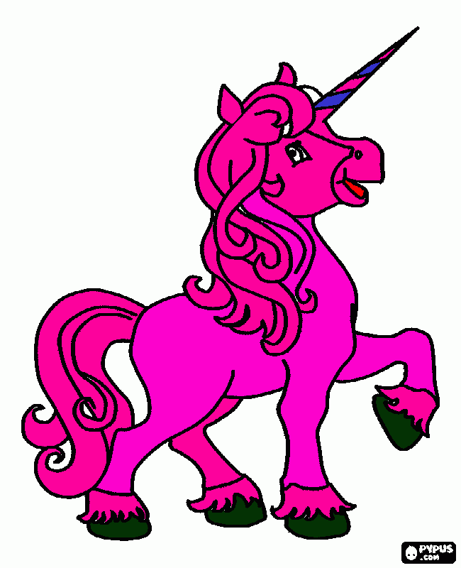 My Unicorn coloring page