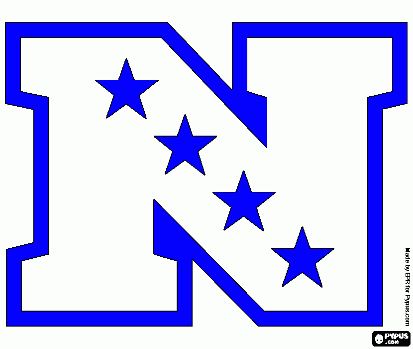nfc logo coloring page