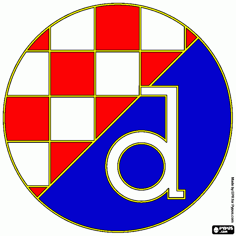 NK Dinamo Zagreb coloring page
