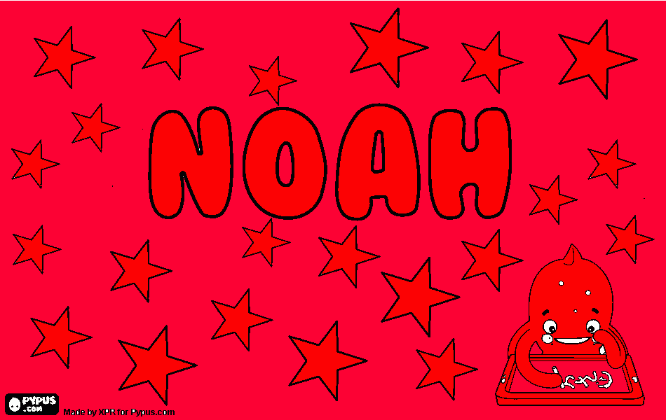 Noah Logo coloring page