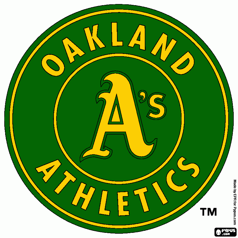 oakland athletics coloring pages - photo #15