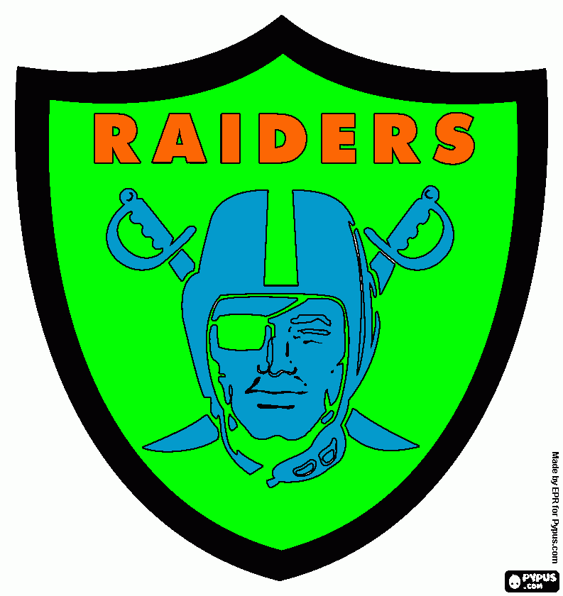 raiders coloring pages - photo #35