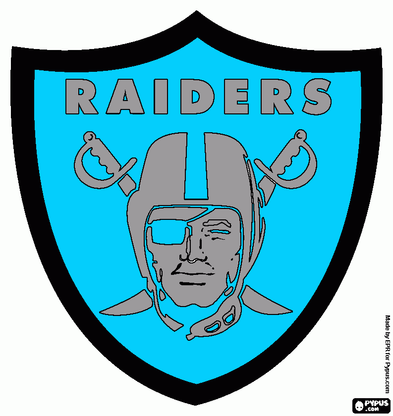 raiders coloring pages - photo #16
