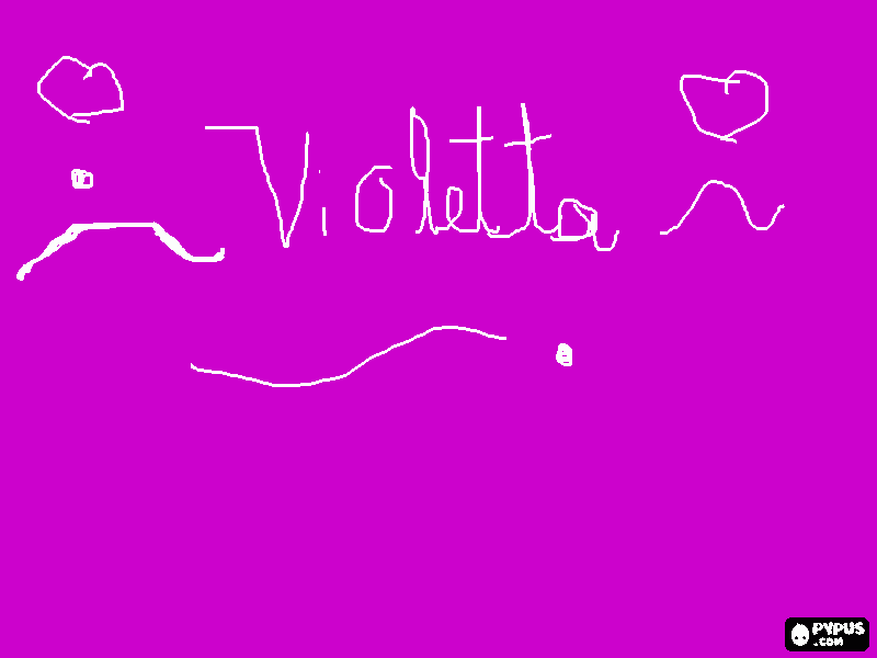 of violeta coloring page