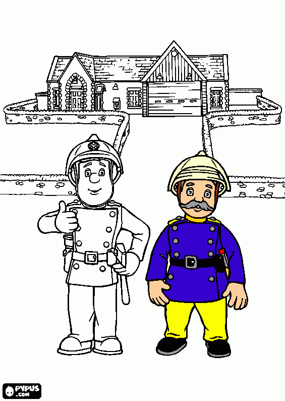 officer steele coloring page