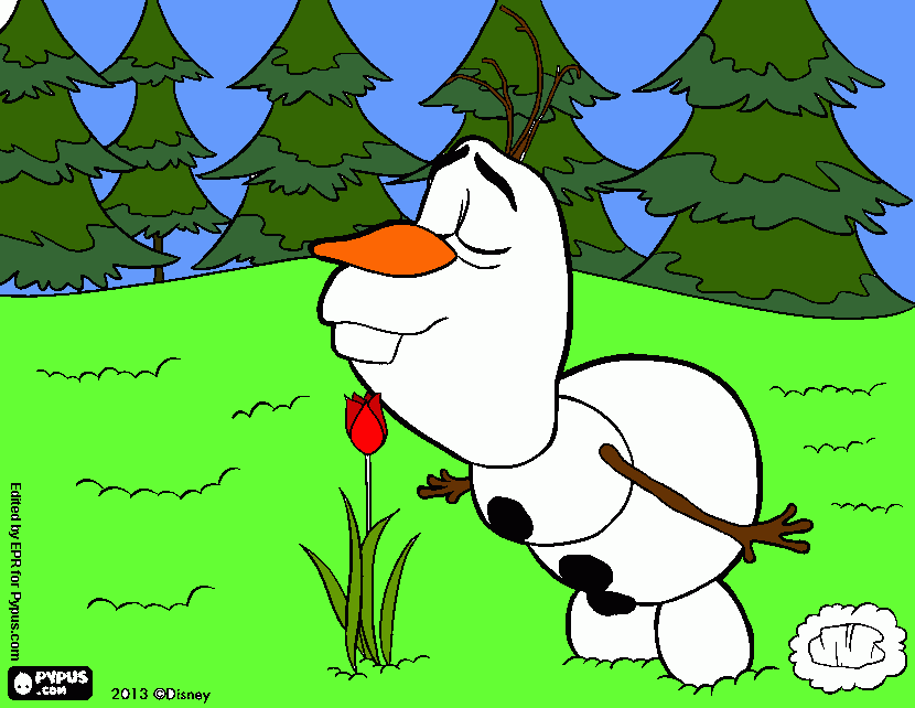 Olof coloring page
