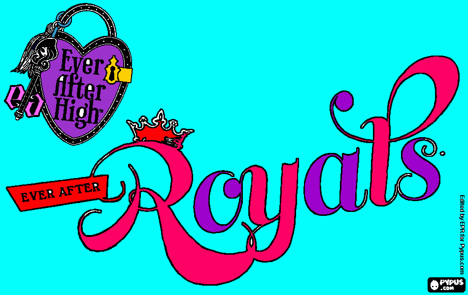 only royals must take this coloring page