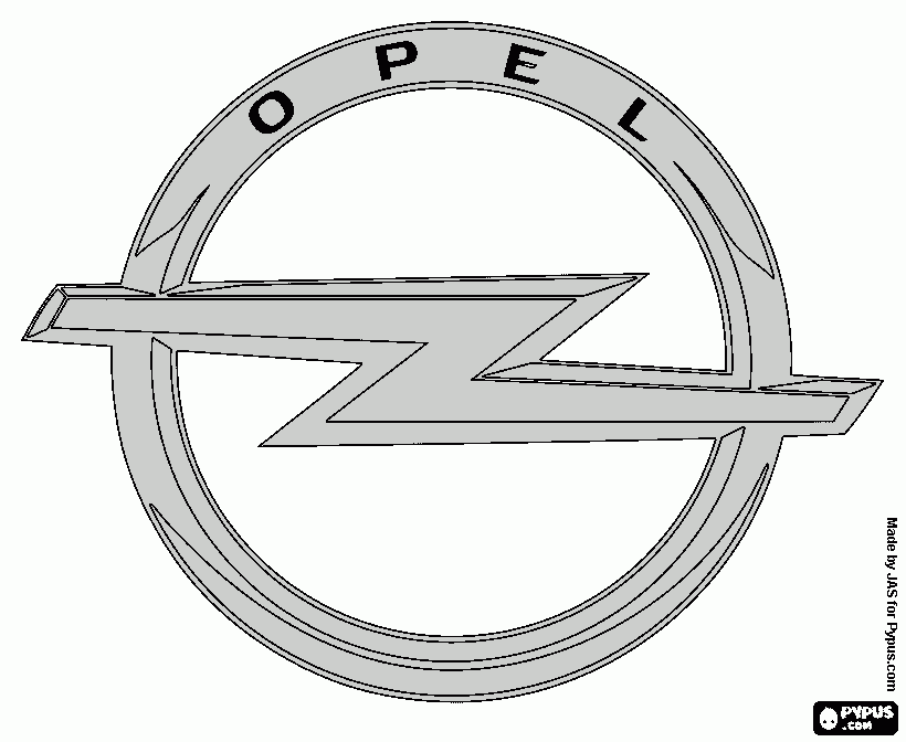 opel coloring page