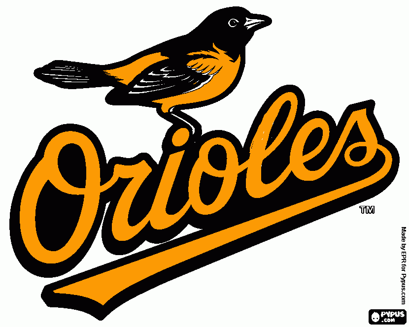 Orioles Picture coloring page