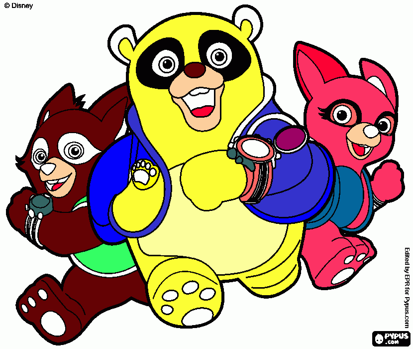 oso awsum coloring page