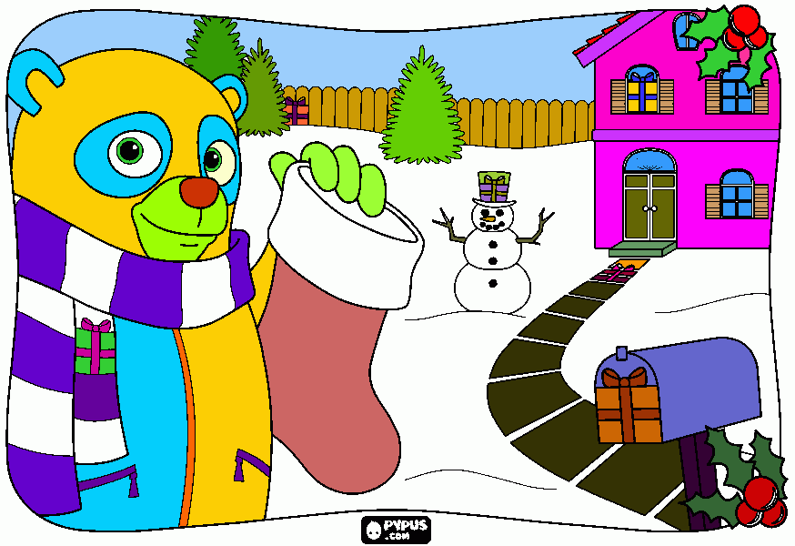 Oso coloring page