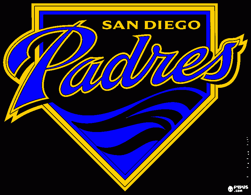 padres coloring page