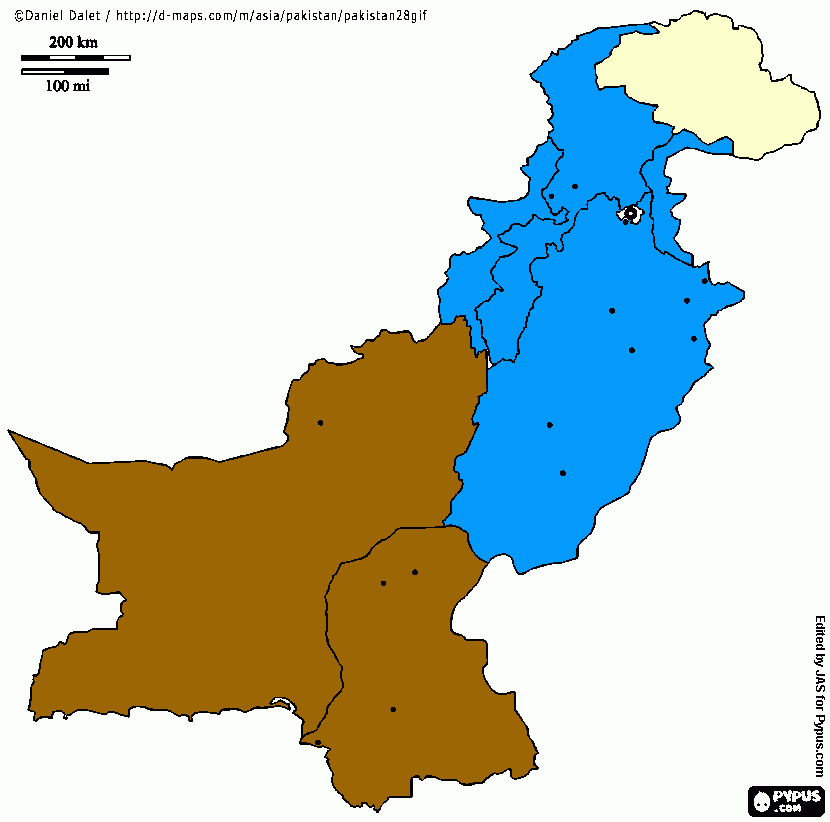 pakistan coloring page