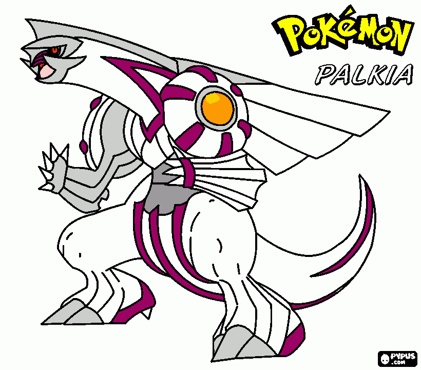 palkia coloring pages - photo #13