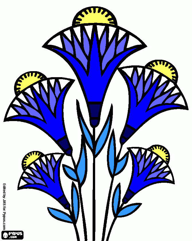 Papyrus coloring page