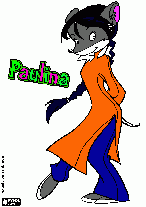 pauline coloring page