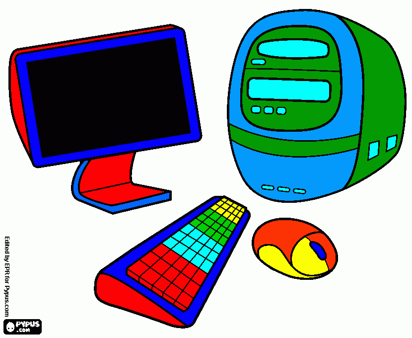 PC coloring page