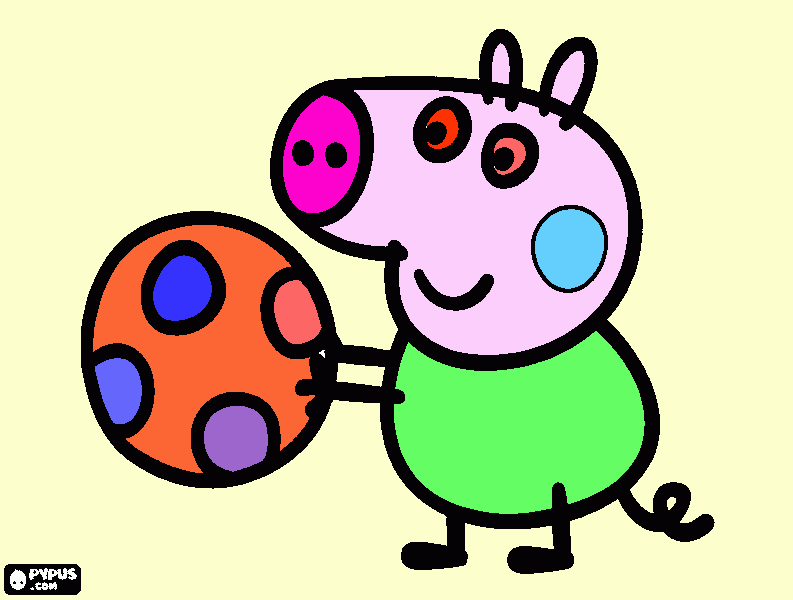 peppa coloring page