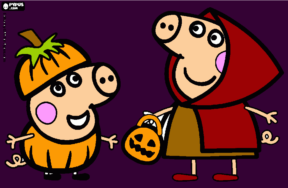 peppahelovin coloring page