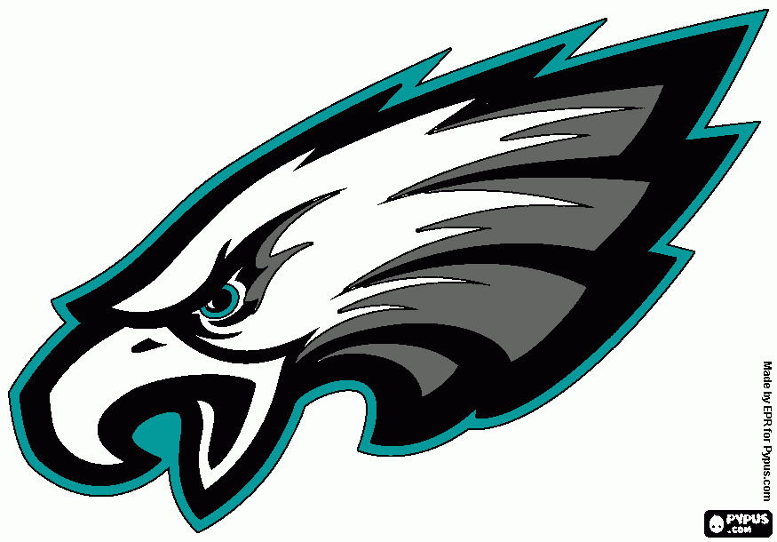 eagles football logo coloring pages - photo #25