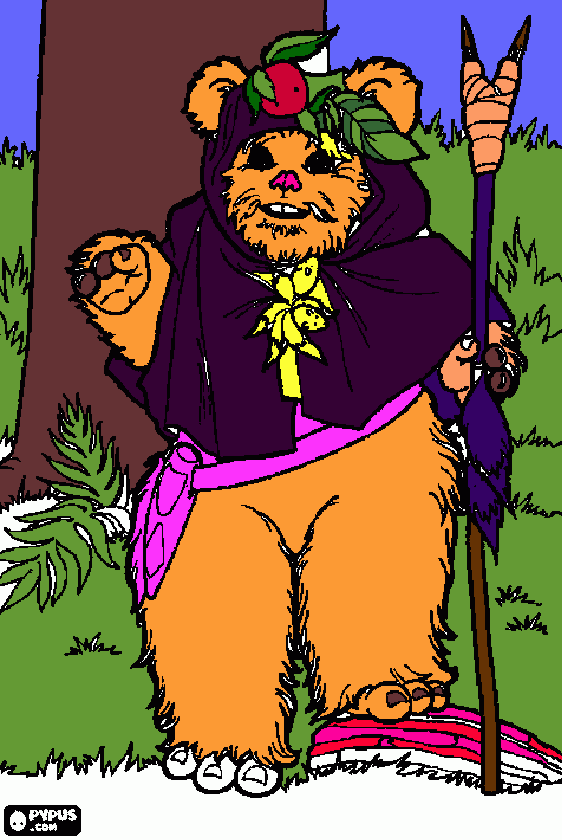 Picture of Wicket coloring page
