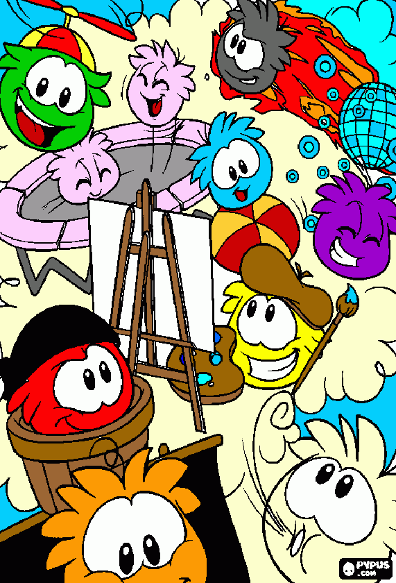 piffles coloring page