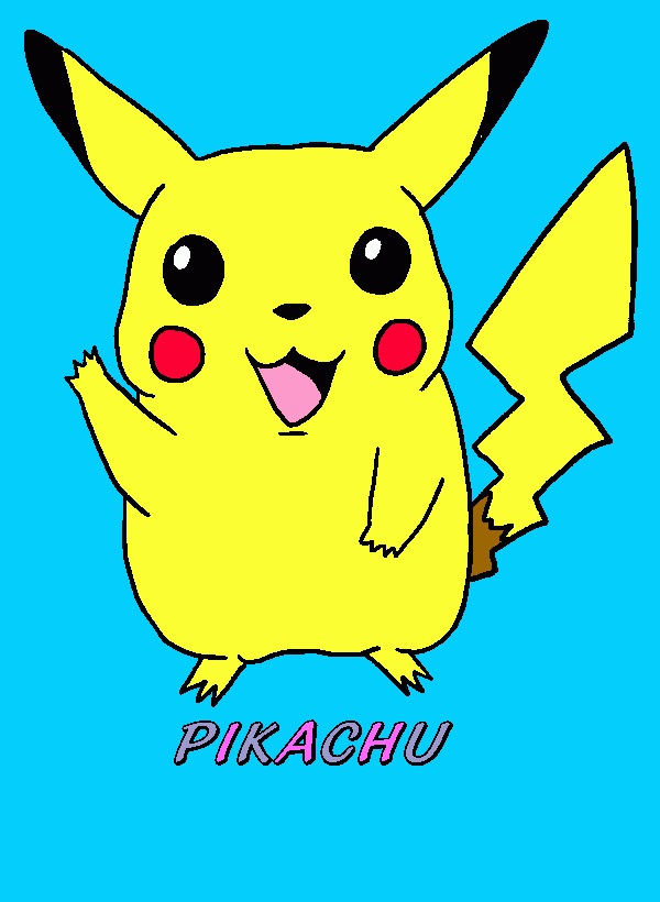 PIKACHU!!!! coloring page