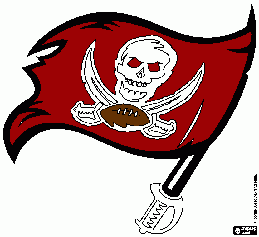 Pirates Flag coloring page