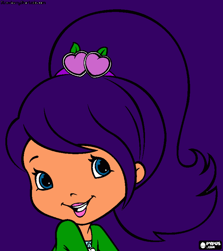 Plum puddin coloring page