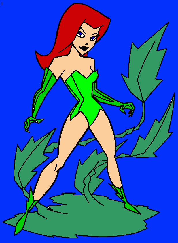 Poison Ivy - The Eco-Terrorist coloring page