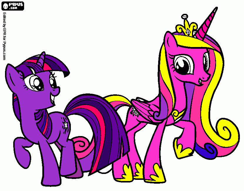 pony colouring coloring page