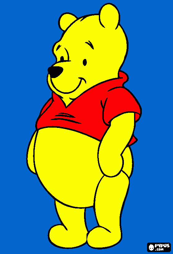 PoohBear coloring page