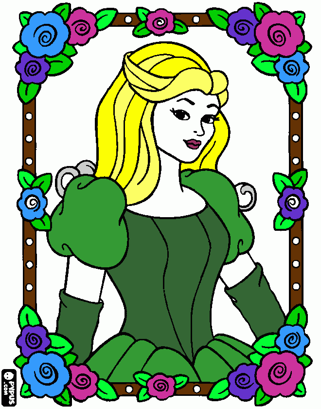 Princess Sunshine coloring page