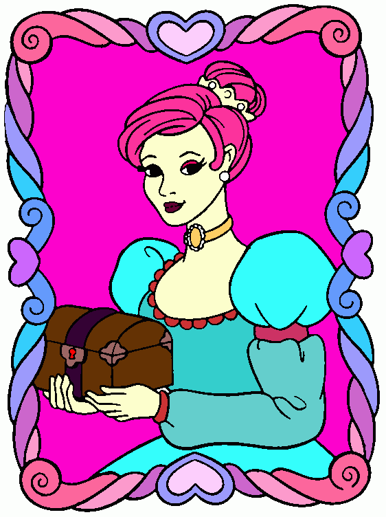 princess coloring page
