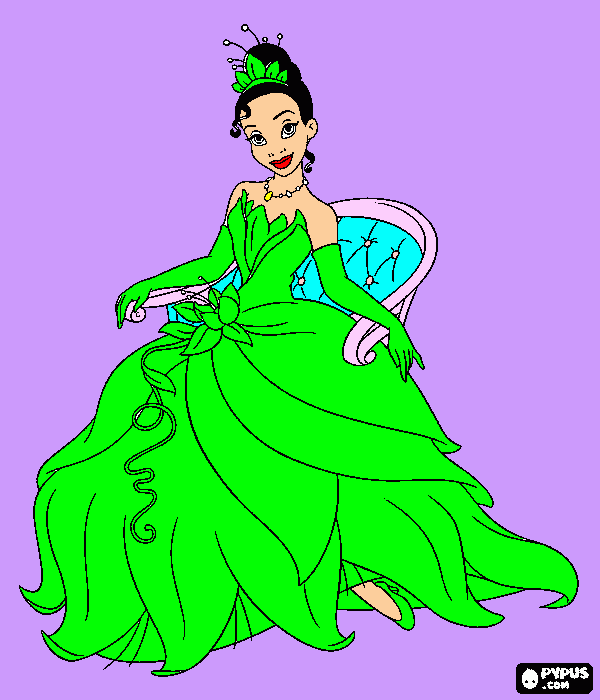 principessa Tyana coloring page
