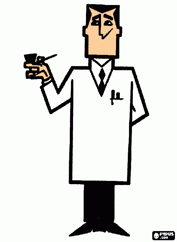 professor coloring page