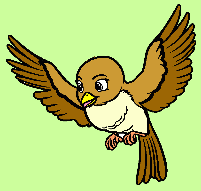 ptak pro Tebe od Channy:* coloring page