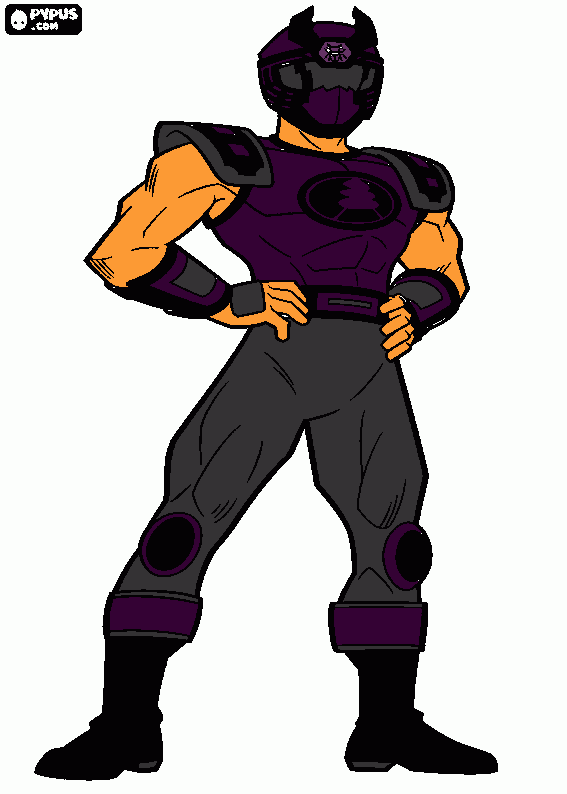 Purple Ranger  coloring page