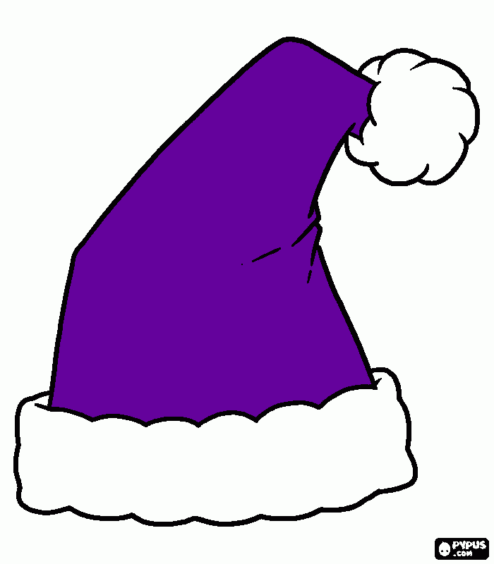 purplehat coloring page