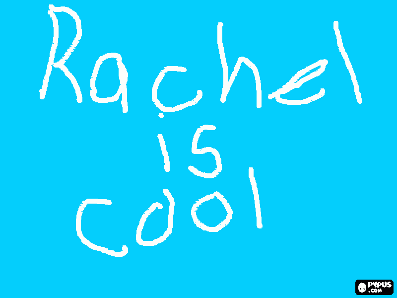 Rachel coloring page