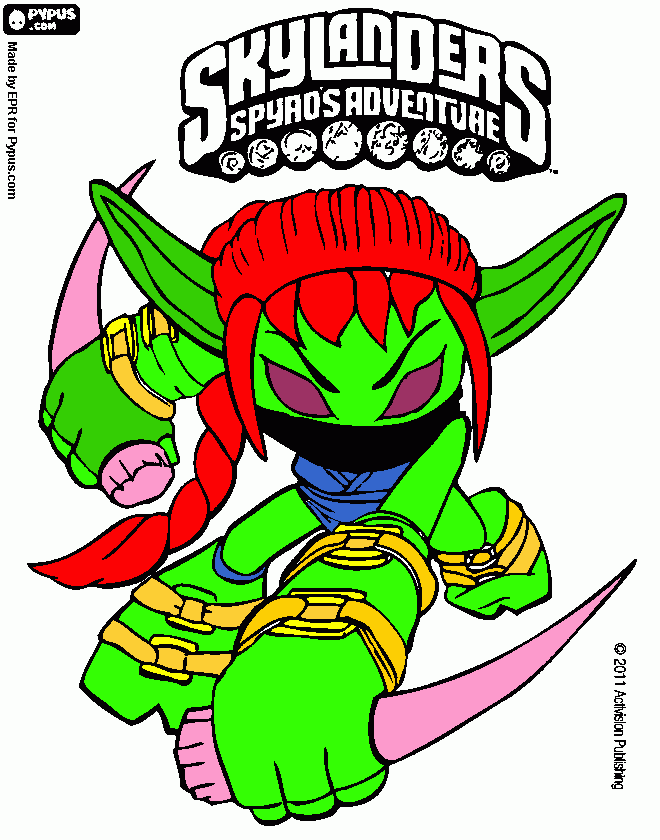 rainbow stealth elf coloring page