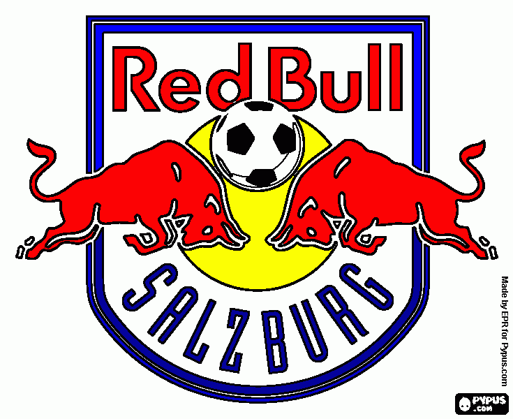 red bull salzburg coloring page