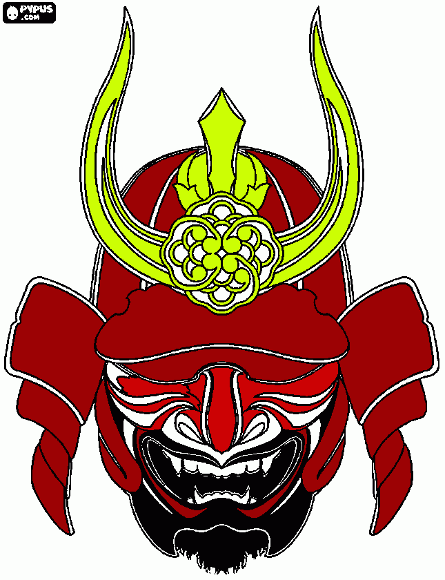 red coloring page