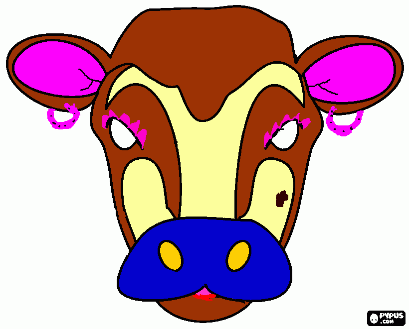 reileys cow coloring page